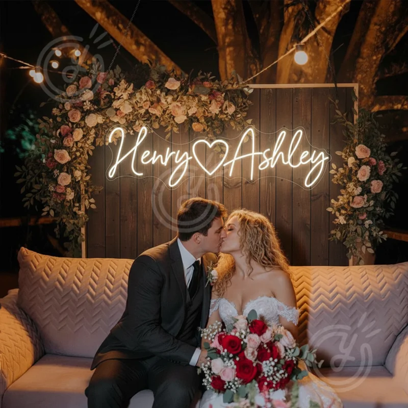 Wedding Custom Led Neon Sign Free Design Neon Light Custom Led Neon Light Logo Sign for Bedroom Birthday Party Home Wall Decor