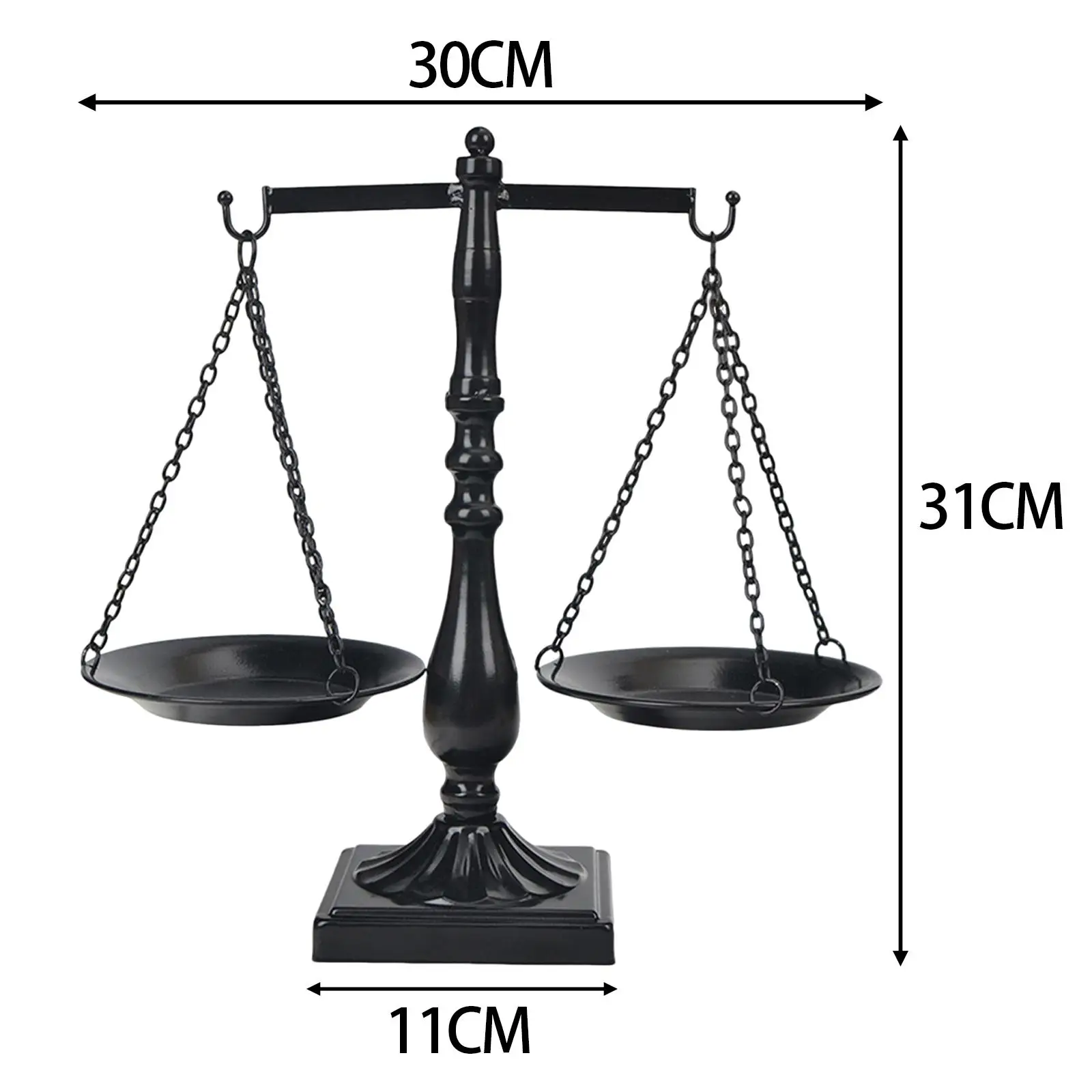 Display Tablett Ohrringe Ringe Herzstück stehen Bauernhaus Kerzenhalter Tischplatte Veranstalter Libra Schmuck Turm Waage Schmuck Display