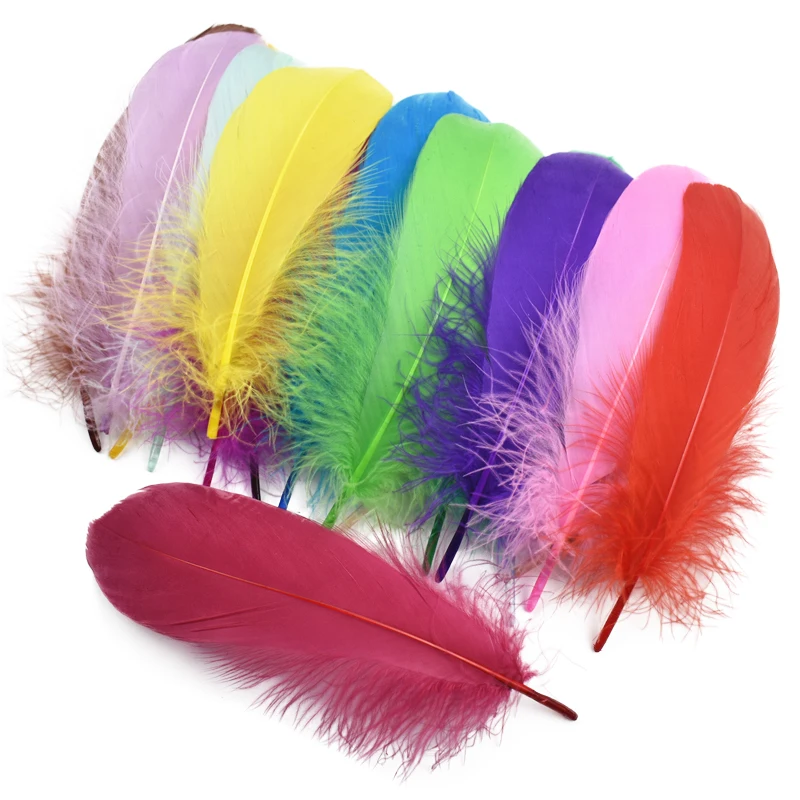 

Colored Goose Feathers for Crafts Jewelry Making Handicraft Accessories Dream Catcher Geese Feather Dream Catcher Decoration DIY