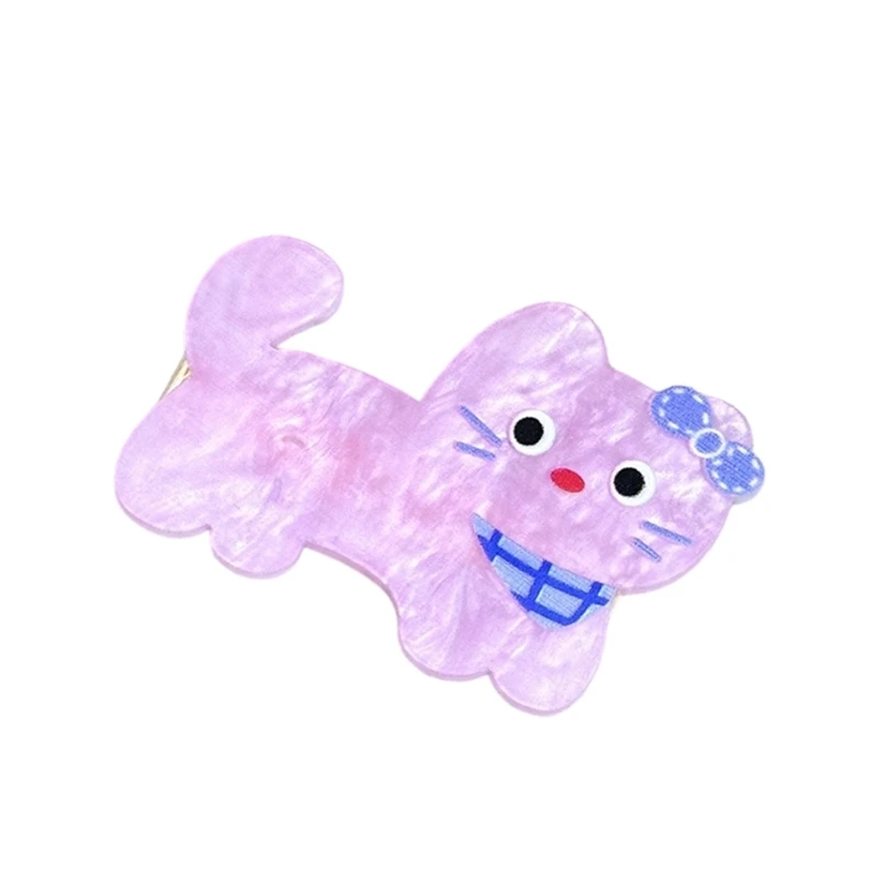 367C Lovely Animal Hair Clamp Acrylic Design Fun Headdress Secure Hair Accessories For Girls And Women