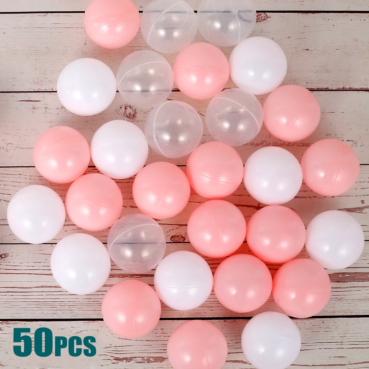 50pcs Ocean Balls For Kids Swim Pit Toys Colorful Fun Balls Crush Proof Macaron Ocean Balls For Decor Toy Balls For Party