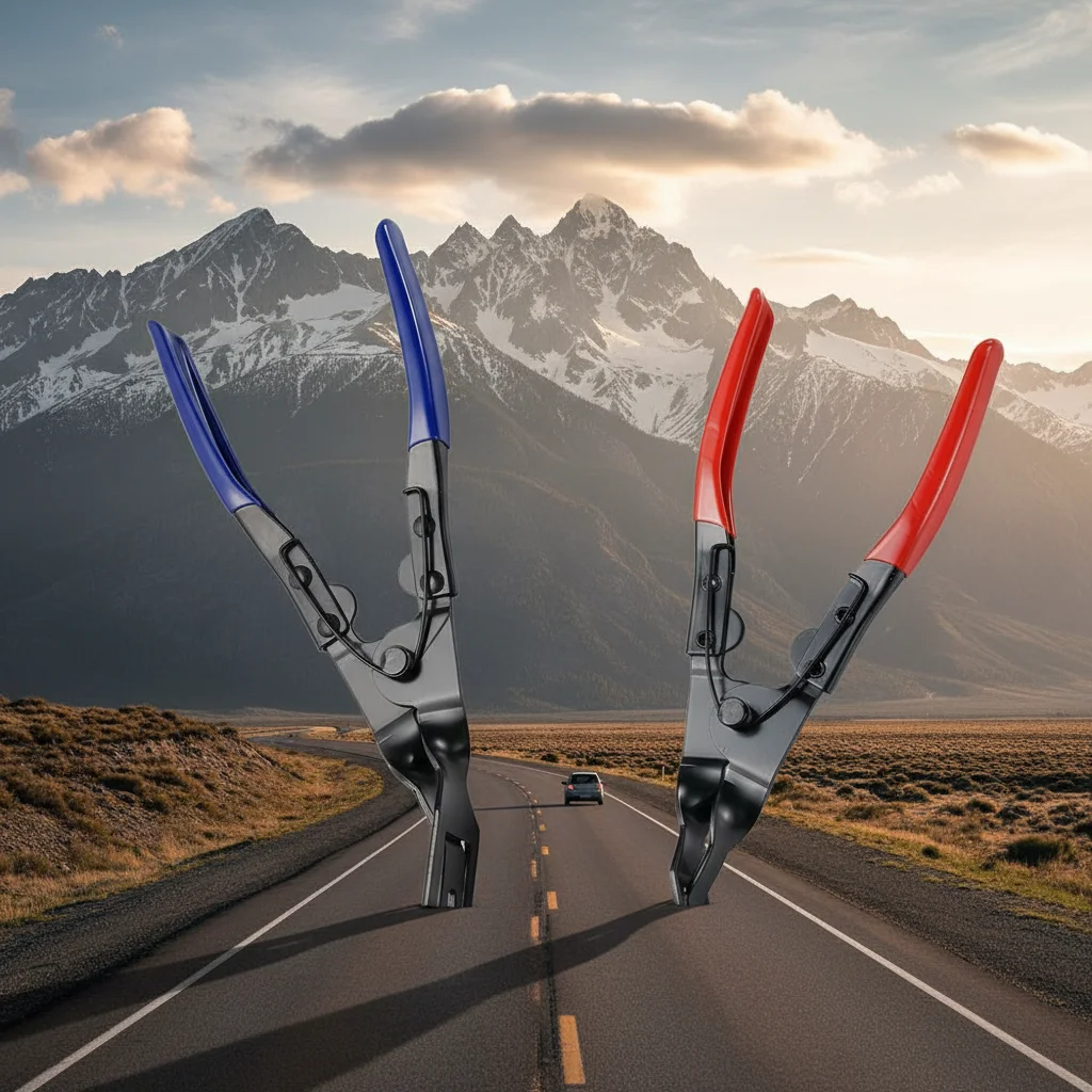 1Pcs Car Headlight Repair Installation Tool Trim Clip Removal Pliers Van Door Panel Fascia Dash Upholstery Remover Tool