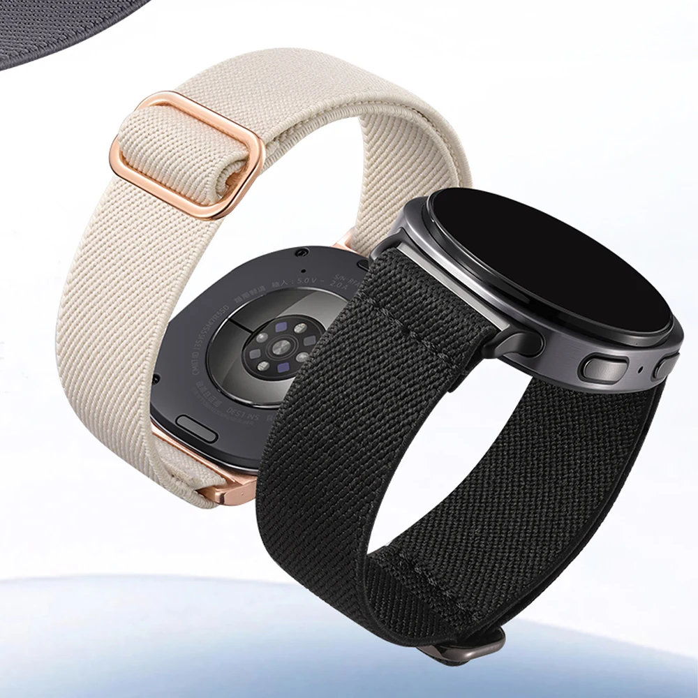 Scrunchie حزام لسامسونج غالاكسي 2026 8 44 مللي متر 40 مللي متر 46 مللي متر مطاطا النايلون الرياضة سوار المعصم كوريا غالاكسي ساعة 8 الفرقة الكلاسيكية #1