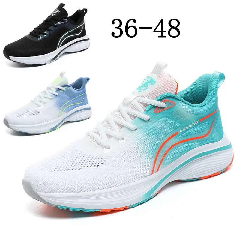 Plus Size Casual Running Fashion Anti Slip Hiking Mesh Breathability Athletic Shoes Tennis Women Trend 2024 Mens Sneakers Couple