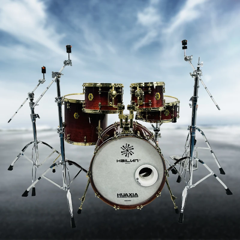 Hailun's New Huaxia Series Vermilion Bird Jazz Drum Set