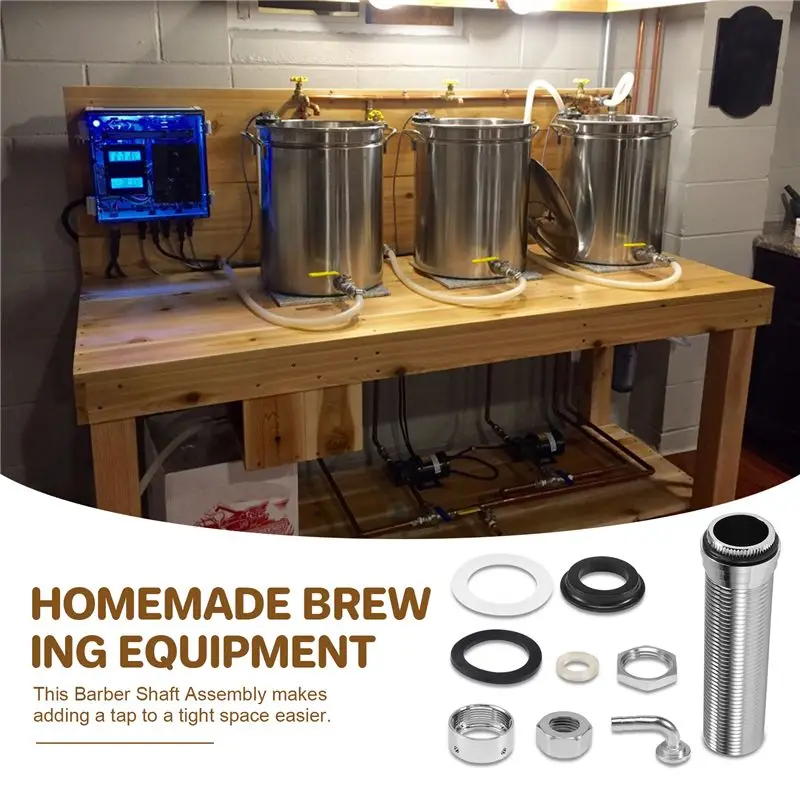 92.5Mm Stainless Steel Elbow Shank Beer Tap Draft Beer Faucet Accessories With Diameter 8Mm For Beer Keg Limited Time Offer