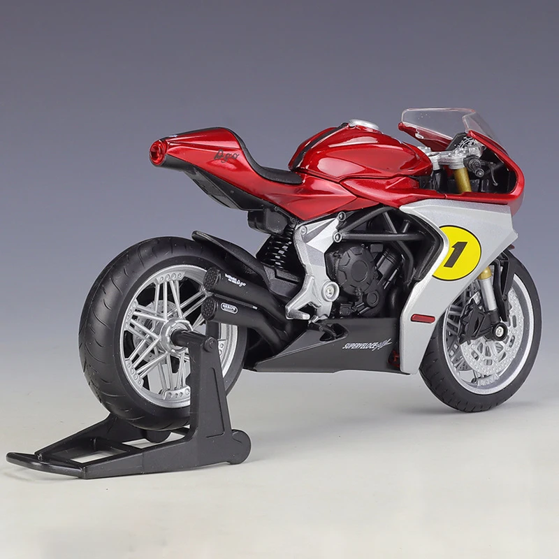 Welly 1:12 2022 MV Agusta Superveloce Ago modelli di moto modello in lega Motor Bike giocattolo da corsa in miniatura per collezione regalo