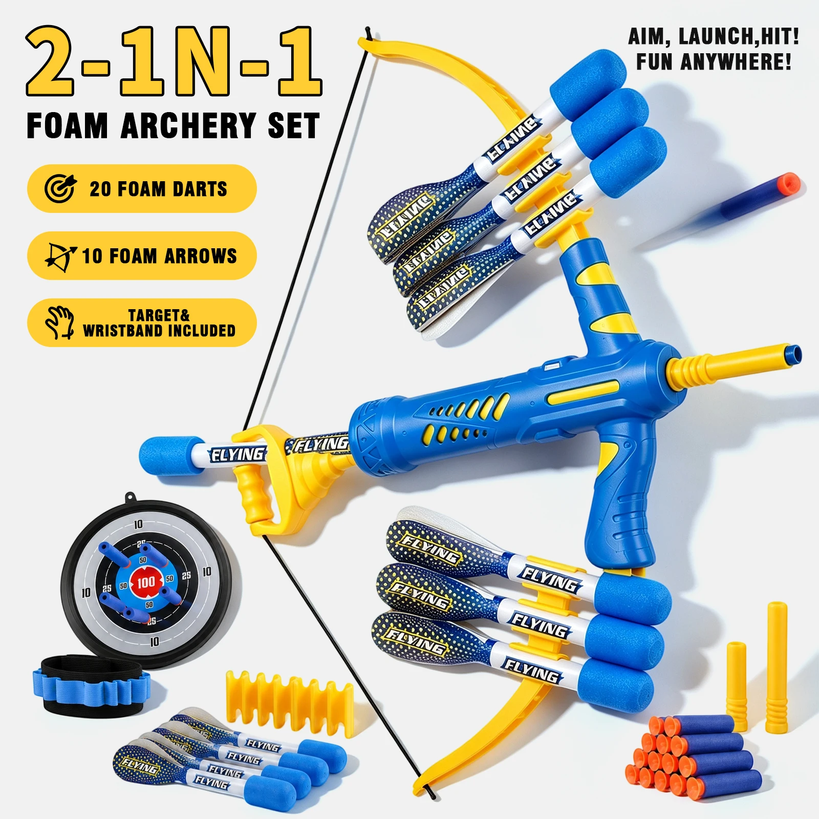 MQUDUO Kids Bow and Arrow Toy  - Archery Set Kids Foam review and price