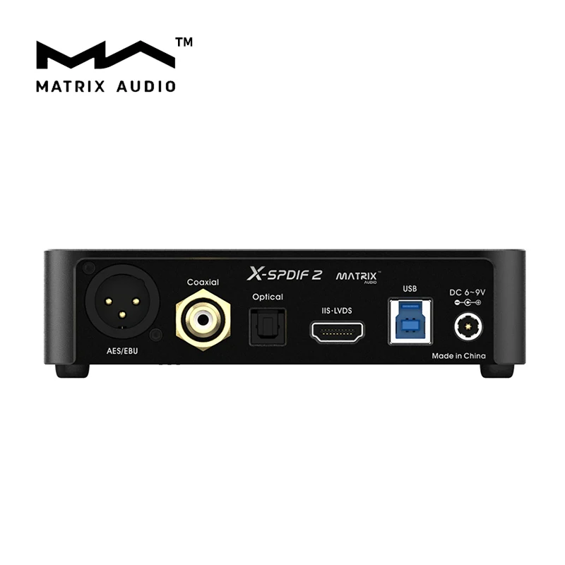 MATRIX X-SPDIF 2 32 бит/768 кГц DSD512 Hi-Fi аудио USB-интерфейс