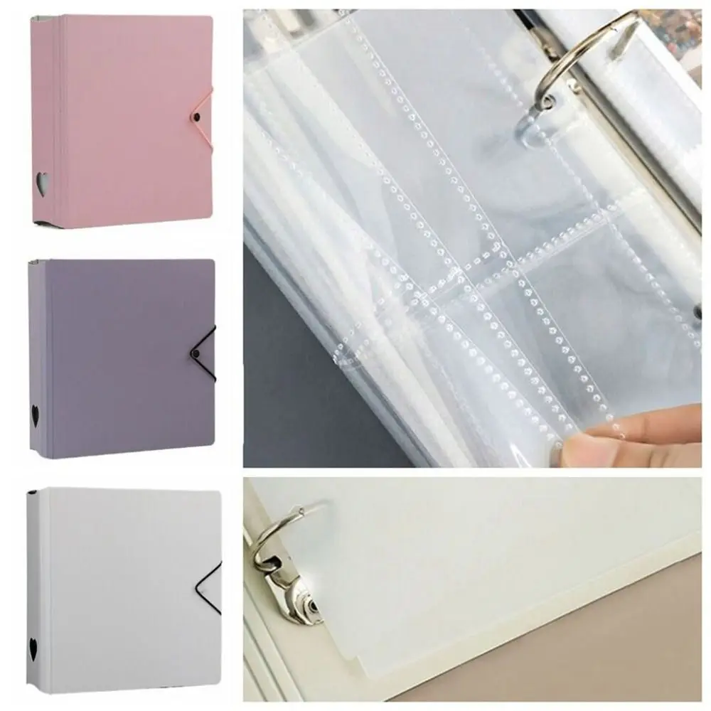 High Quality Photocard Binder Colorful  A5 Photo Collect Hollow Album Card Storage Album New Photo Folder Book Stationery