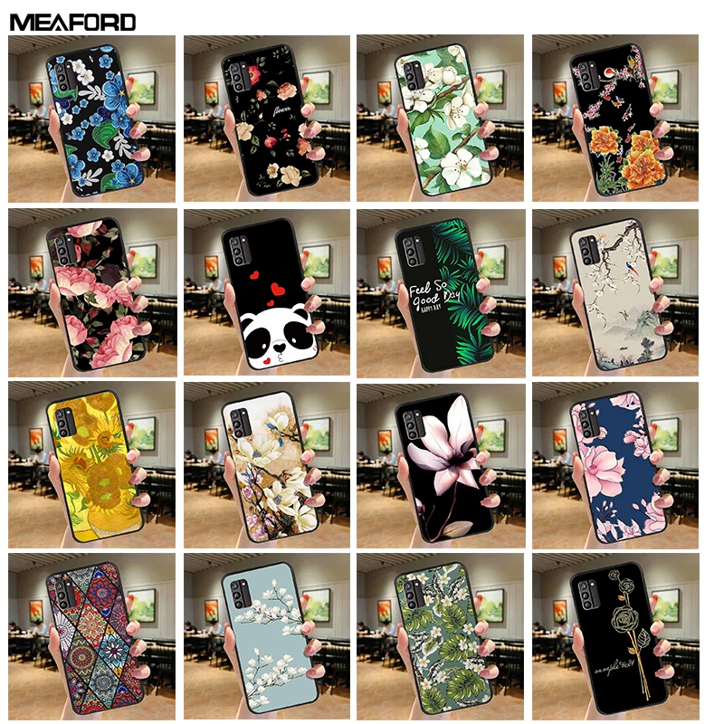 For Nokia G310 5G Case G42 G100 G22 G60 5G C300 C32 C22 C31 3D Soft Relief Flower Emboss Silicone Cover for Nokia G42 G 42 5G