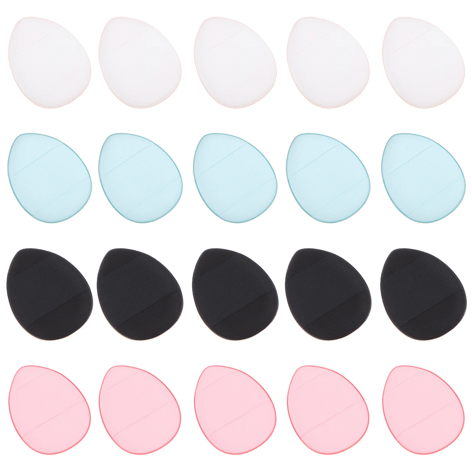 

20 Pcs Finger Puff Beauty Sponge Powder Concealer Makeup Sponges Mini Hydrophilic Non-latex