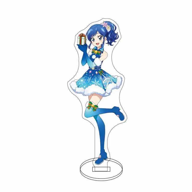 16CM Anime ‌Game Aikatsu! Figure Hoshimiya Ichigo Kiriya Aoi Shibuki Ran Kitaoji Sakura Acrylic Stand Cos Ornaments Gifts view 6