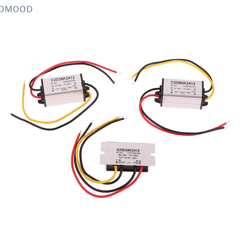 

24v To 12v 3/5A 15-36V DC Step Down Buck Converter Voltage Regulator Power Supply For Led Light Car Truck Boat