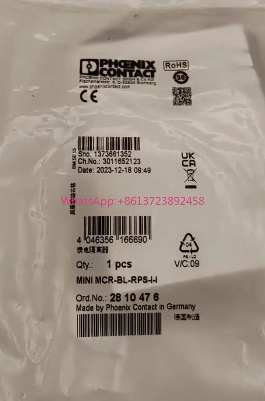 

2810476 Germany imported Phoenix 2810476 feed isolator MINI MCR-BL-RPS-I high quality