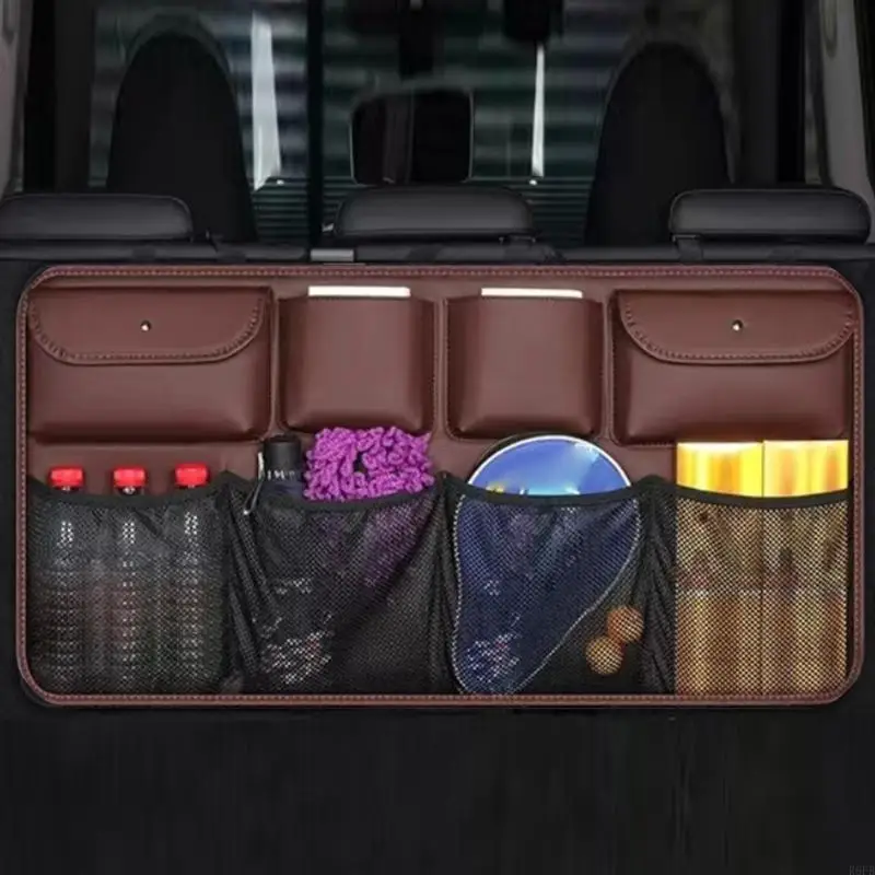 Sturdy Car Back Storage Bag Including Ventilation Design 48cm By 88cm R6FB