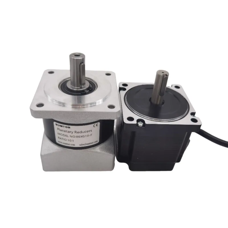 

SUMTOR Nema34 Шаговый двигатель длиной 80 мм и 4,5 Нм с планетарным редуктором