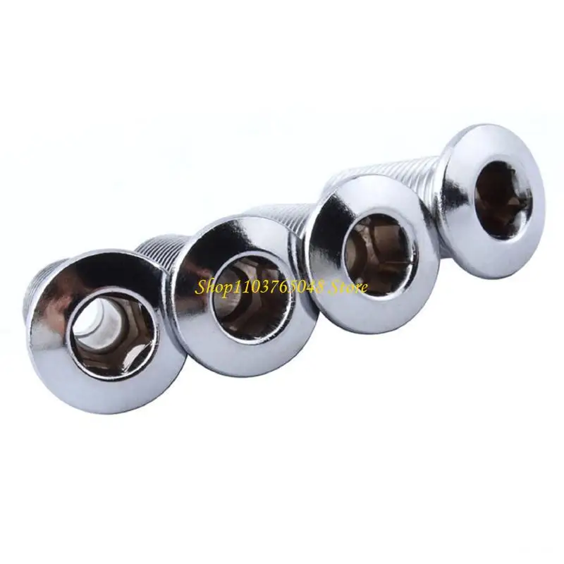 

R53E 5pack Chainring Bolts Plate Dental Plate Screws Steel Crank Bolts Bicycles Part