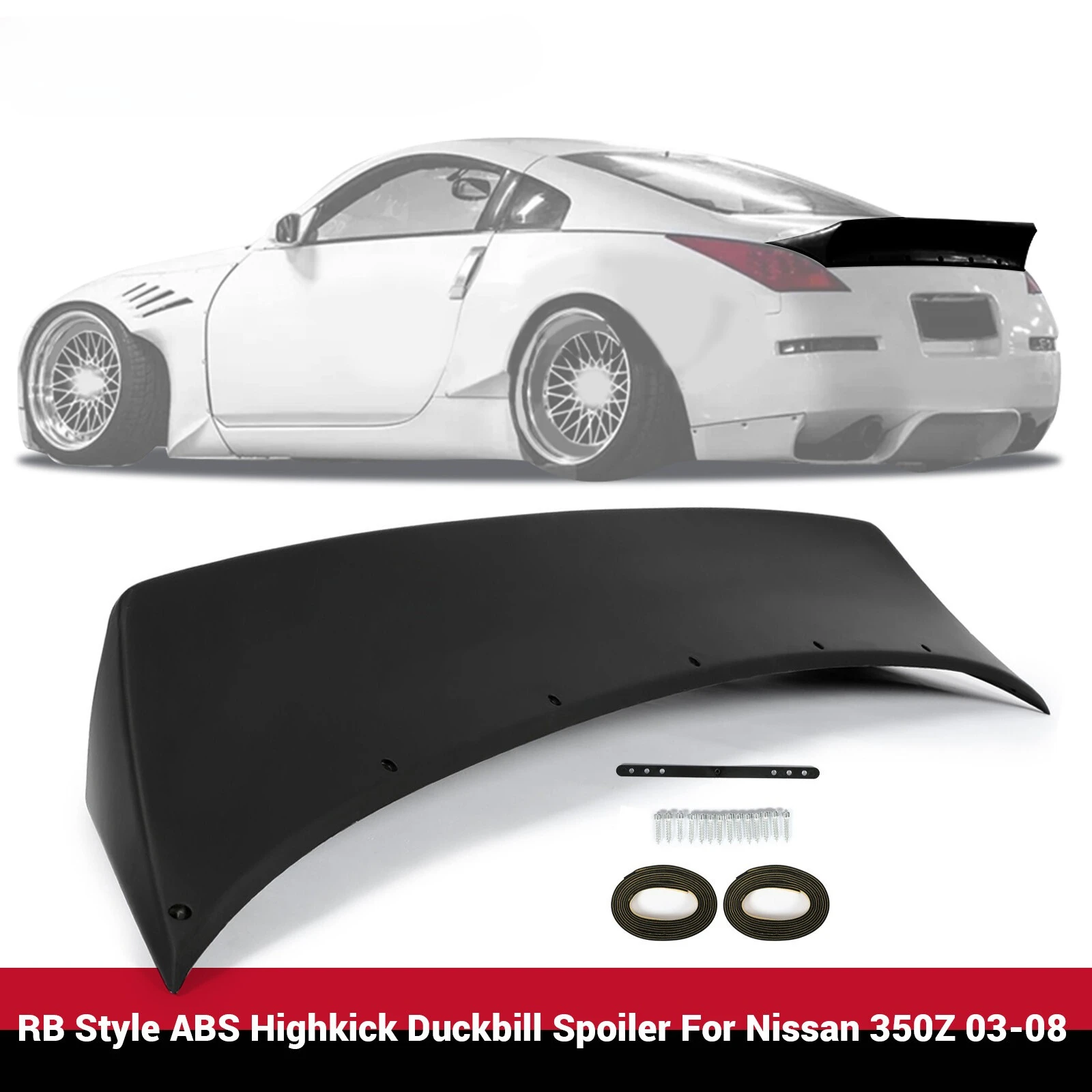 

For 03-08 Nissan 350Z Z33 JDM RB Style ABS Painted Trunk Duckbill Spoiler Wing