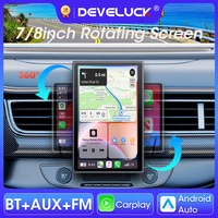 Pantalla Carplay inalámbrica de 7/8 pulgadas, Radio para coche, reproductor de vídeo con enlace espejo, inalámbrico, Android, Auto, portátil, táctil Universal