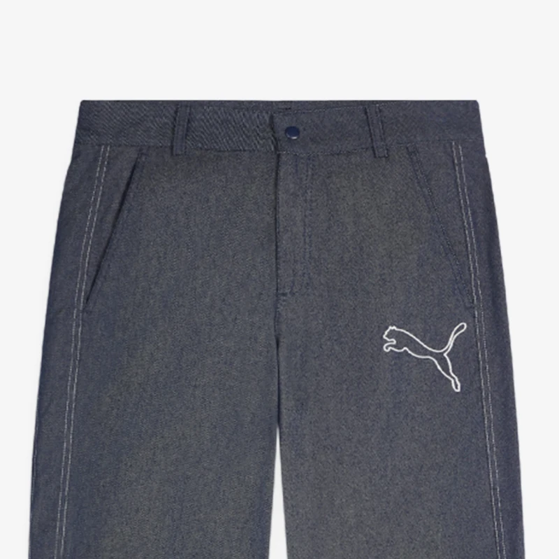 Puma genuine men's breathable daily comfortable sports and leisure embroidered pants 639796-16