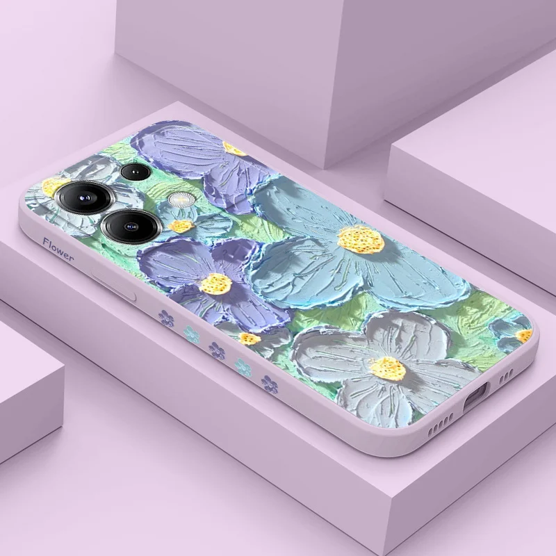 

Cool Flower Phone Case For Xiaomi Poco F7 X7 X6 F6 M6 M5 M5S F5 X5 F4 X4 M4 F3 M3 X3 Pro 4G 5G GT Silicone Cover
