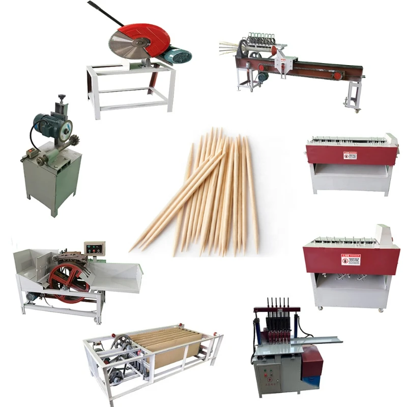 Semi-automatic Toothpick Production Line Bamboo Chopsticks Toothpick Making Machine