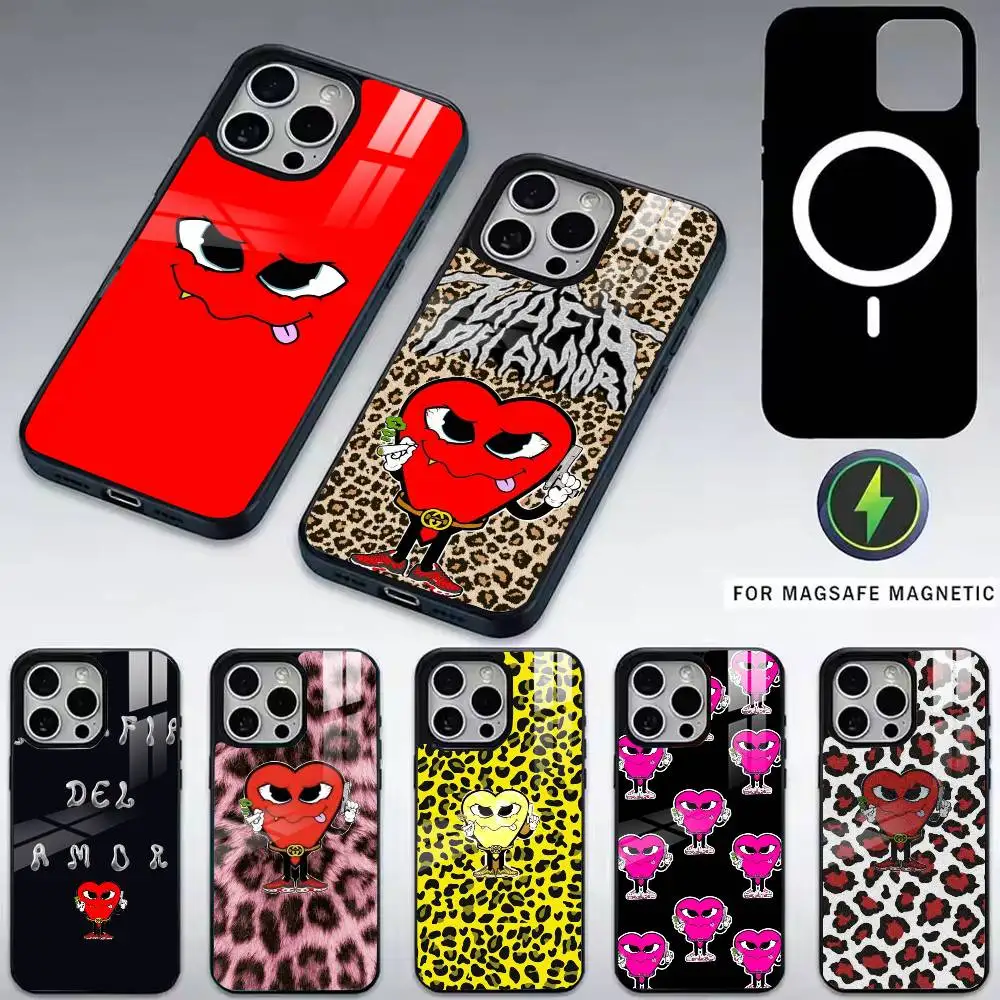 

Love Mafia La Mafia-s Del Amor Phone Case For iPhone17,16,15,14,13,12,11 Plus,Pro Magnetic with Magsafe Wireless Charging