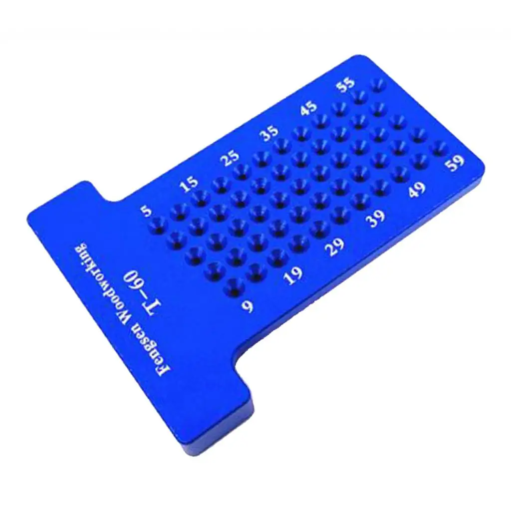 Woodworking Scriber Measuring Tool Aluminum Alloy T Rule Precision Marking Gauge for DIY Wood Projects
