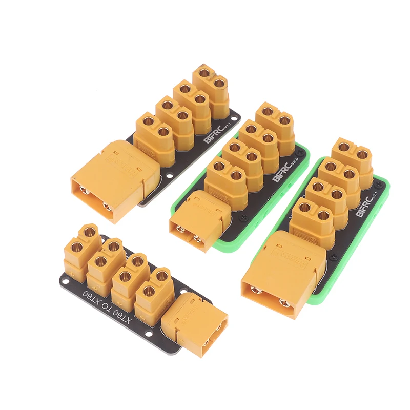 XT60/XT90 To 4 Channel Plug High Current Distribution Board Optional Base Shell For Robot RC Boat Submarine DIY Parts