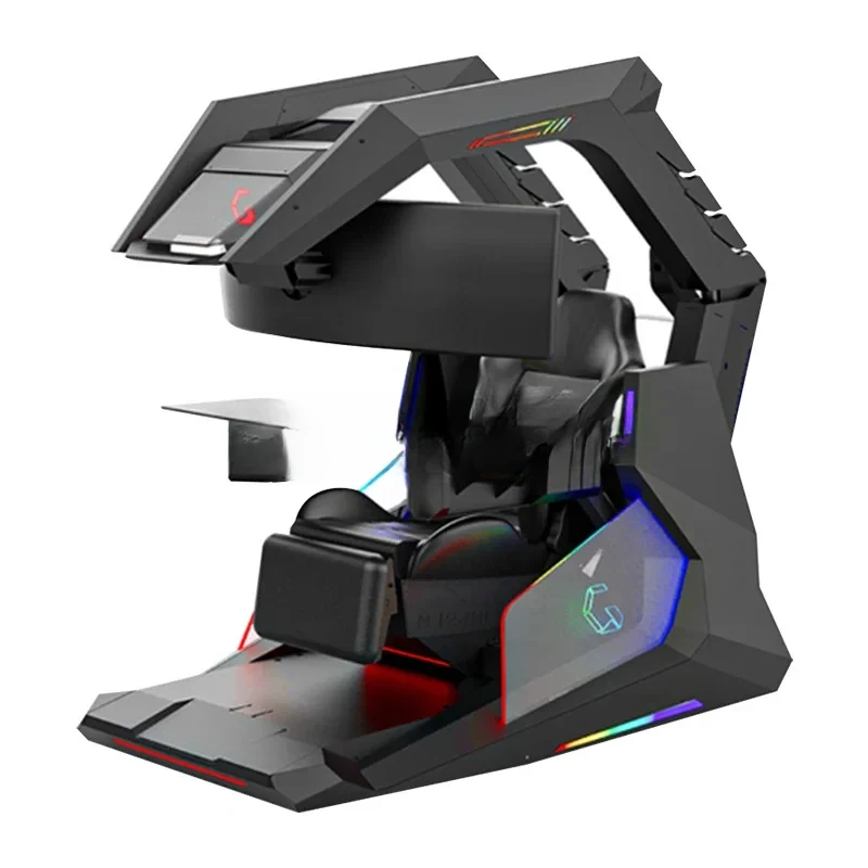 Cockpit Assento de massagem integrado de gravidade zero Cabine Espacial e-sports Cabine de jogo principal