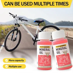 1/2/3/4/5/6PC 60ML Bicycle Brake Mineral Oil System  Fluid Cycling Mountain Bikes Hydraulic Disc Brake Oil Fluid