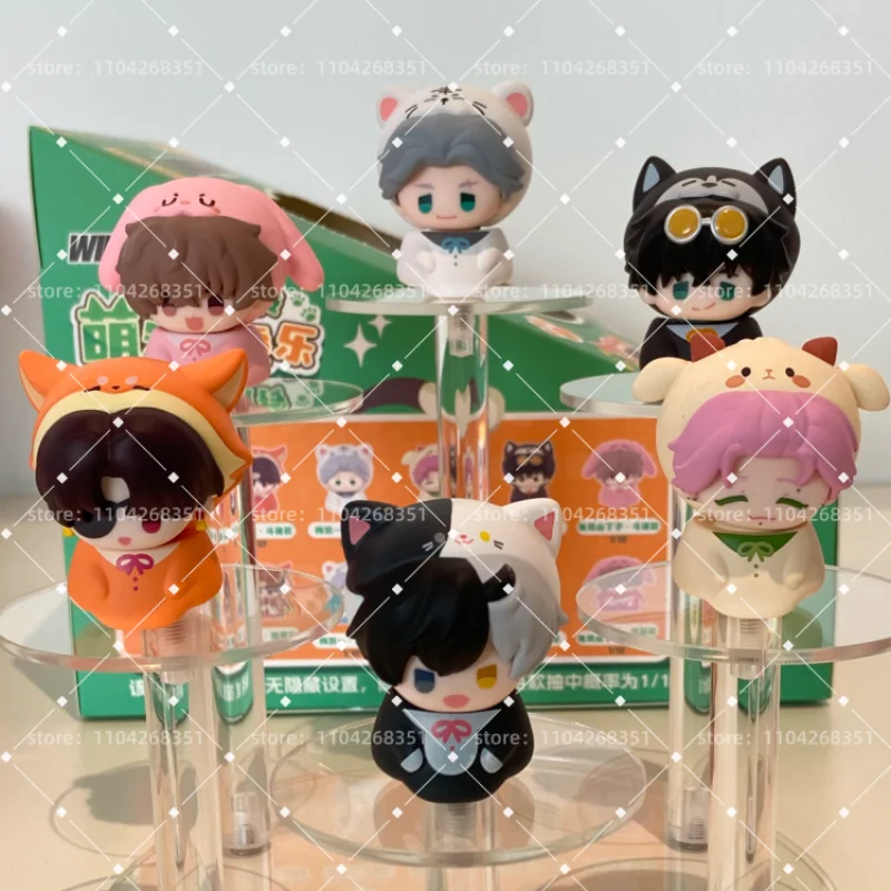 Echte Windbreker Windgong Snoepkorrels Serie Blind Box Kawaii Sleutelhanger Mystery Box Speelgoed Decora Anime Figuur Verjaardagscadeau