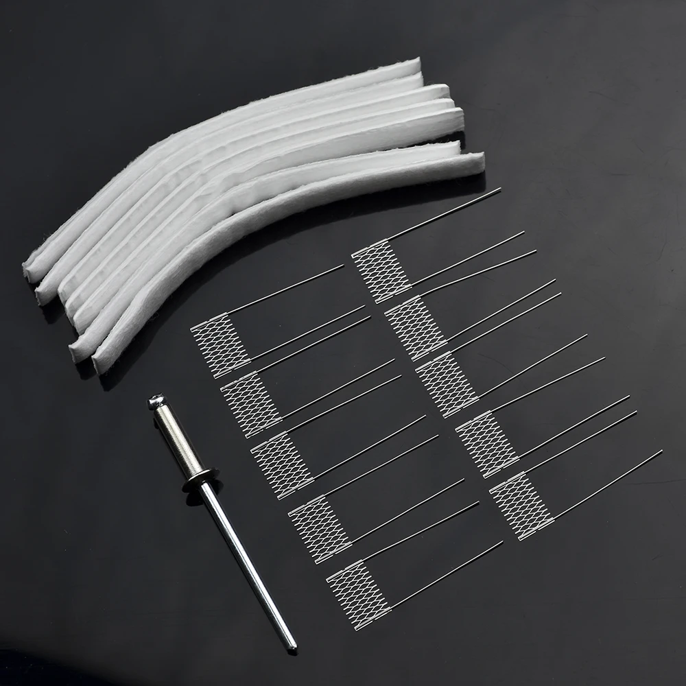 أداة يدوية إعادة بناء عدة ل OXVA Xlim V2 0.6 0.8ohm لتقوم بها بنفسك شبكة لفائف المقاومة سلك RBA اللف قضيب 3 مللي متر #5