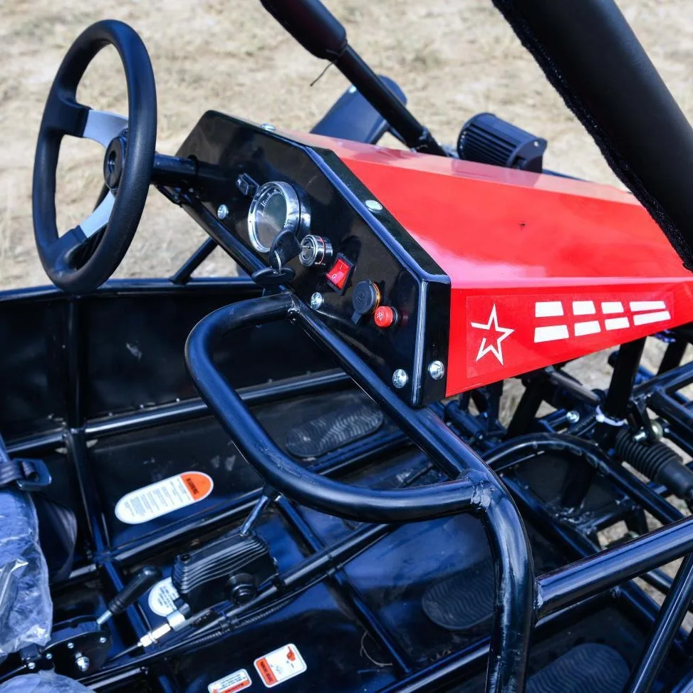 High-speed snowmobile snow kart 150cc four-stroke all-terrain two-seater off-road kart