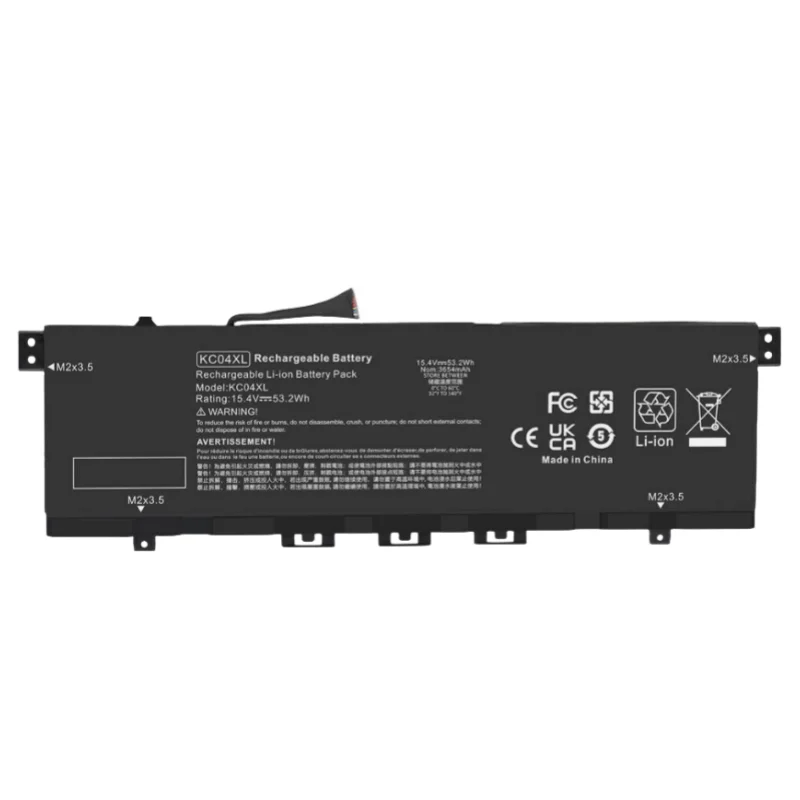 15.4V 53.2Wh Li-on KC04XL Laptop Battery For HP Envy X360 13-AG 13-AQ 13-AH HQ-TRE TPN-W133 TPN-W136 HSTNN-DB8P HSTNN-IB8K