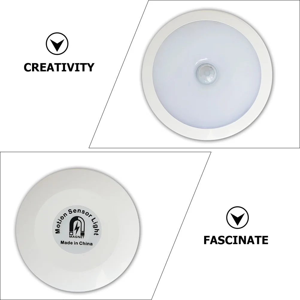 

Motion Sensor Night Light Led Wall Adhesive Bedside Lamp For Hallway Closet Kids Room Bedroom Operated