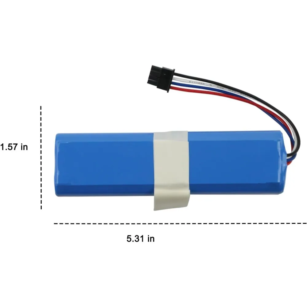 Original Battery for XIAOMI Robot Vacuum Mop Cleaner XiaoMi B101CN 5200mAh Lithium-ion Battery Pack 4INR19/66-2