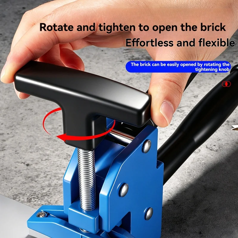 AC88 Heavy Duty Tile Breaking Pliers Manual Cutter for Glass Marble Cutting Tool Aluminum Alloy