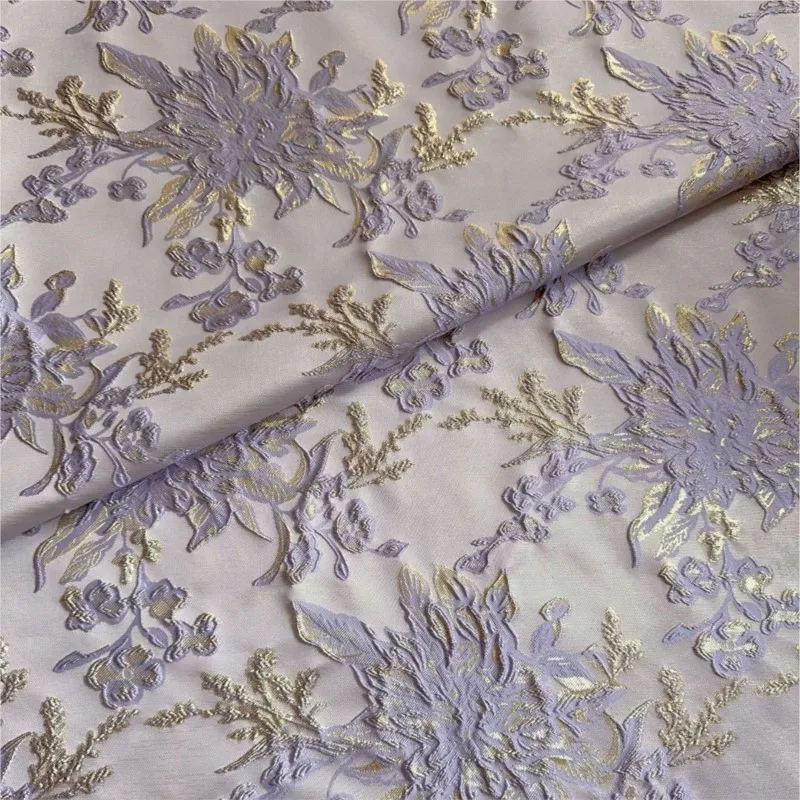 New Chinese-style vest cheongsam dress women's throw pillow made of gold-thread embossed dyed jacquard fabric