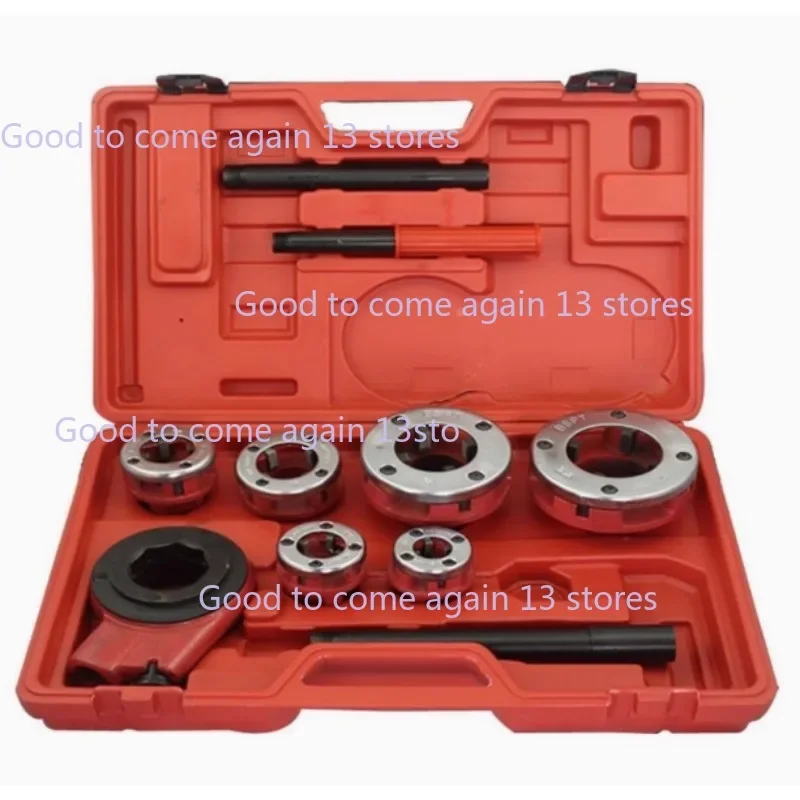 

NEW 4 Points--1.2 inch Durable Screw Threading Machine Manual Threading Machine Water Pipe hinge twist plate die threading kit