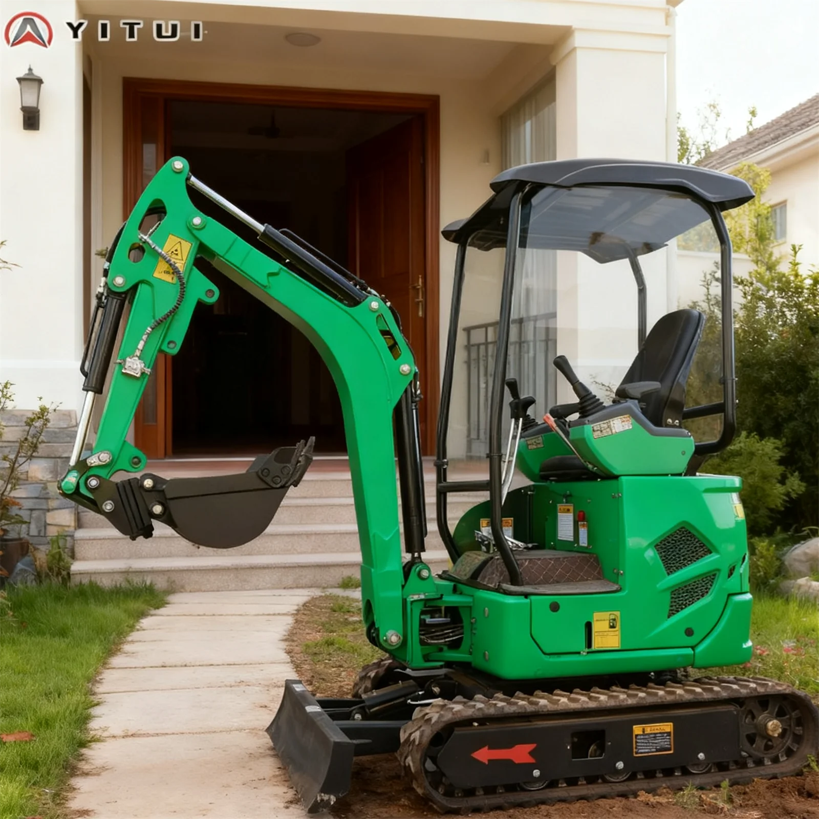 حفارة ديزل صغيرة 2 طن مع إمالة دوارة لحديقة المنزل Epa Euro 5 حفارة صغيرة بسعر مخصص رخيص