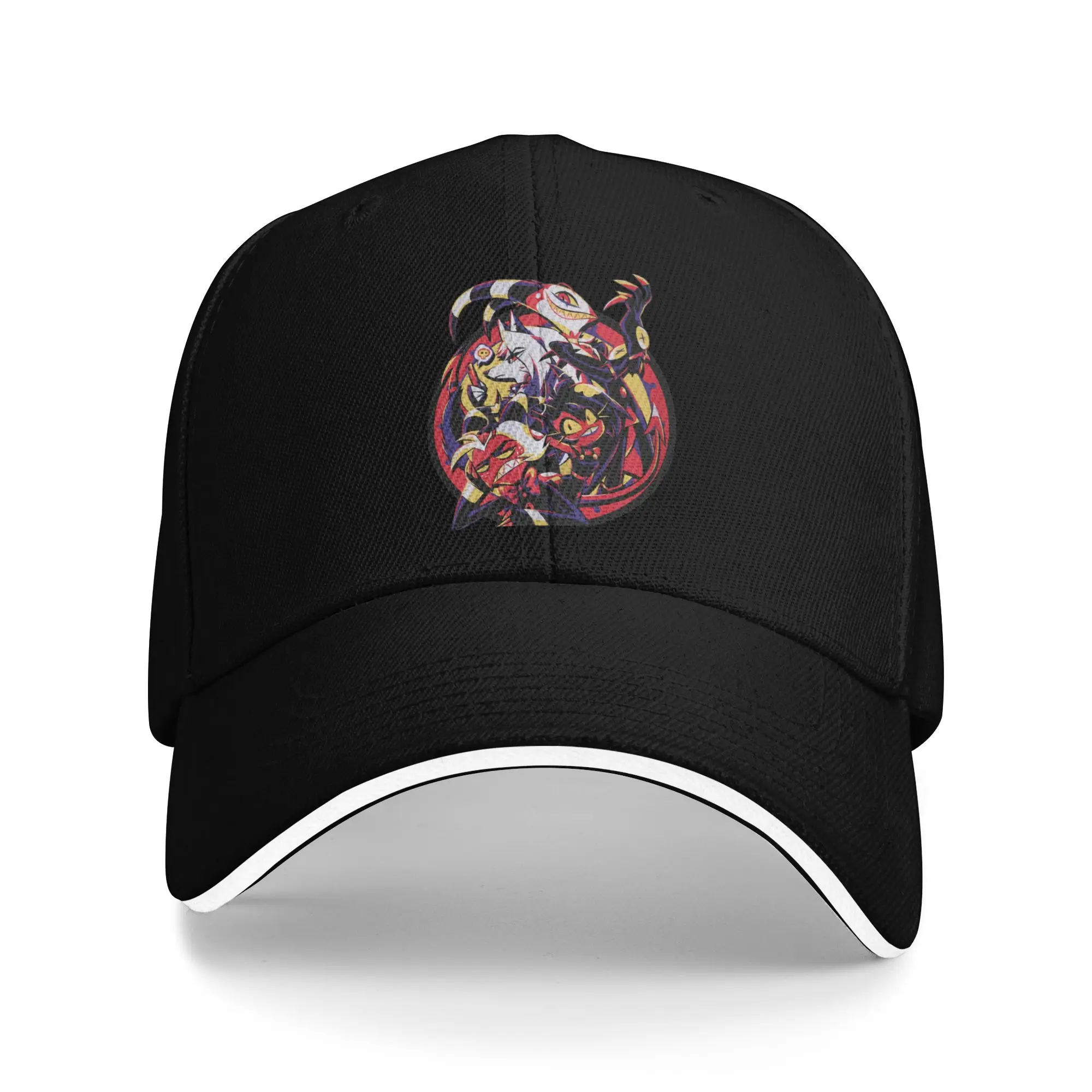 Gorras de Béisbol Helluva Boss, Gorras de Hip Hop con Diseño de Moxxie, Millie y Loona, Gorras Tipo Sandwich de Anime, Estilo Unisex, Ajustables, Gorra Deportiva Tipo Dad Hat