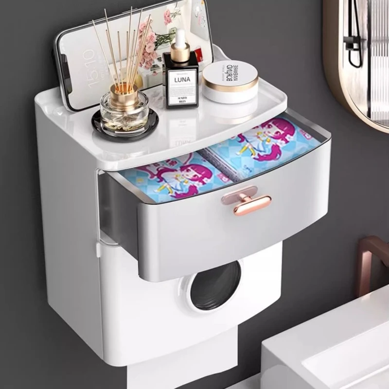 Waterproof Napkin Tissue Boxes Modern Simplicity Hotel Apartment Tissue Boxes Living Room Plastic Storage Caixa De Tecido MHZJH