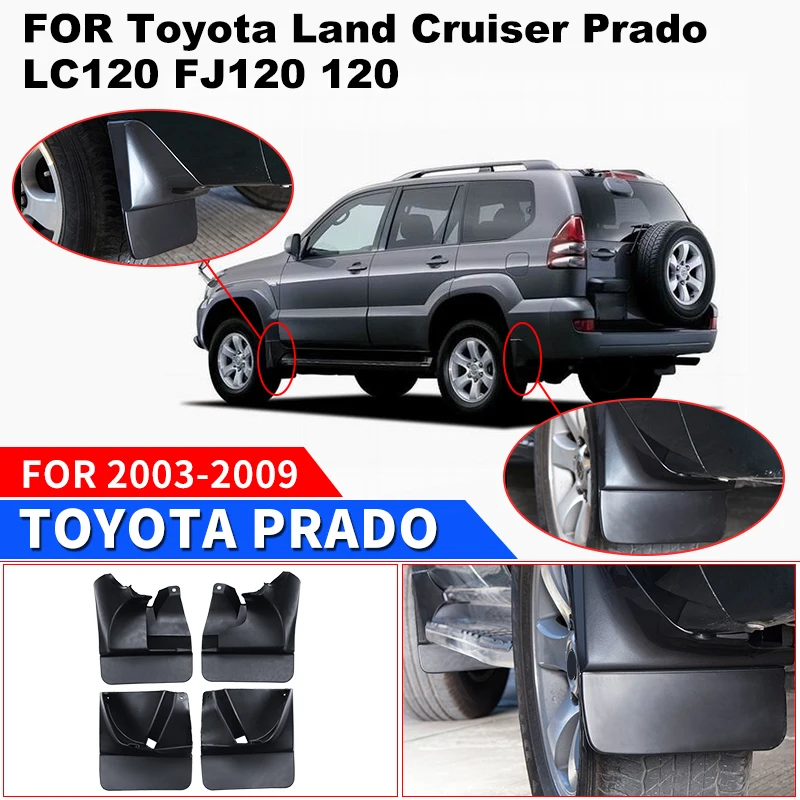 2003-2009 For Toyota Land Cruiser Prado 120 Exterior Decoration Modification Accessories Lc120 Front Wheel Rear Wheel Fender