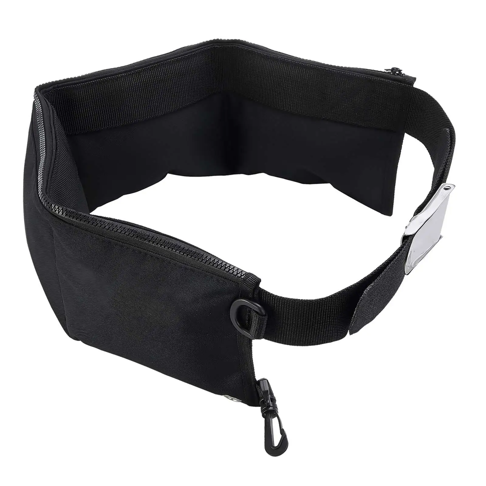 Scuba Weight Belt Dive Weight Belt Self Draining Pockets professional Flexible Overall Length 138cm with 4 Pocket Metal Buckle