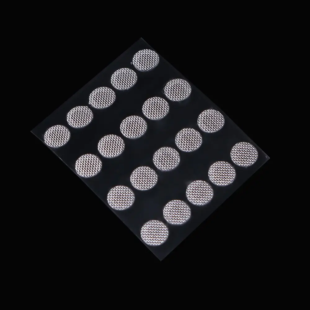 Metal Durable In-ear Headphones Parts Self-adhere Dust Network Steel Mesh Dustproof Net Shell