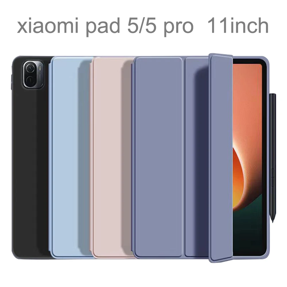 Imagem -02 - para Xiao mi Almofada Case Capa de Silicone Suporte de Carregamento Magnético Automático Acordar o Sono para Xiaomi mi Almofada Pro Case Protetor