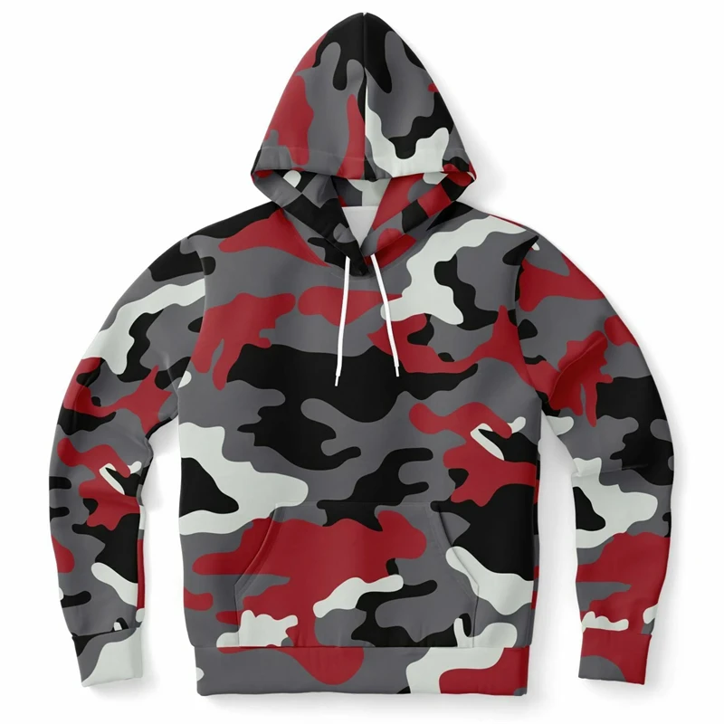 Forest Camouflage Leopard Graphic Men/Women New Fashion Harajuku Hoodie Autumn Long Sleeve Daily Street Oversized Pullovers Coat