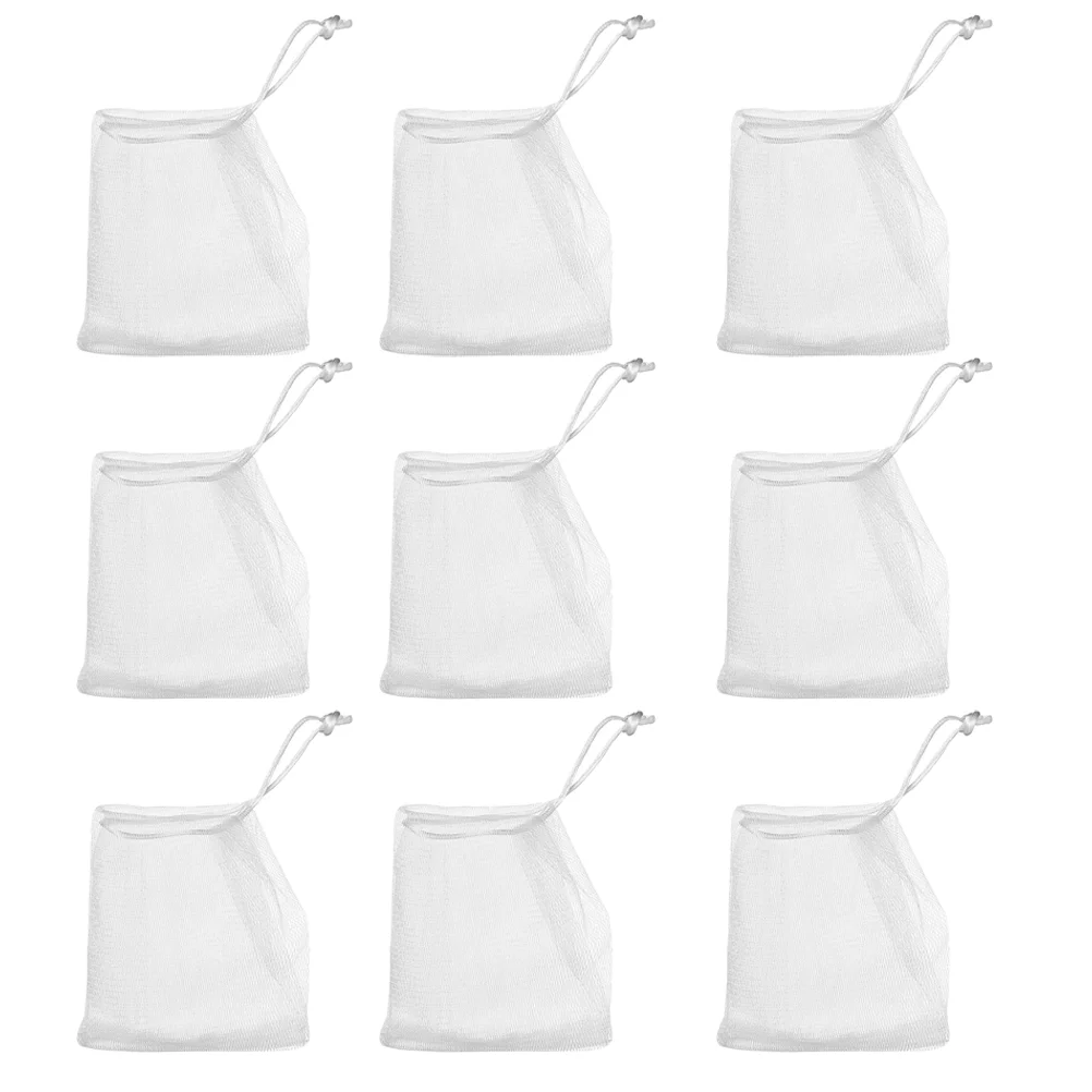 30 Pcs Soap Net Household Pouch Multi-function Mesh Bag Portable Supply Drawstring Accessories